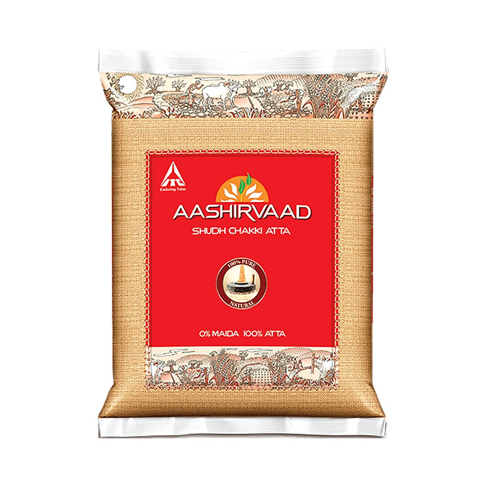 Aashirvaad Whole Wheat Flour, 5KG
