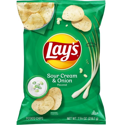 LAY'S Sour Cream &amp; Onion Flavored Potato Chips