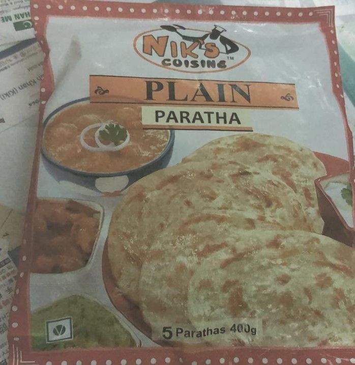 NIK'S Plain paratha 5pcs/ pkt 400GM