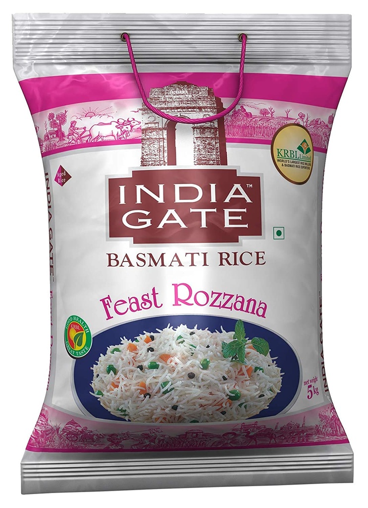 India Gate Basmati Rice, Rozana, 5kg
