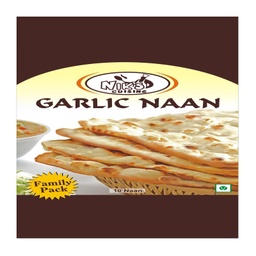 Garlic Naan (Nik's) Frozen- 10pcs