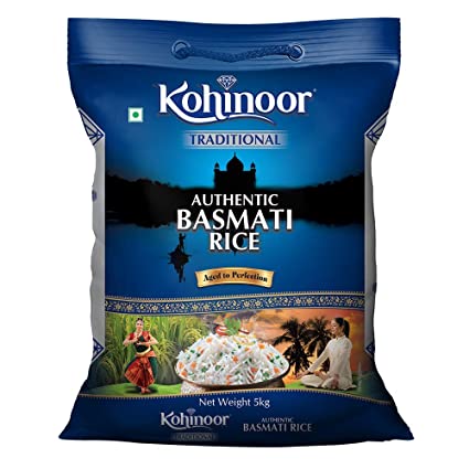 Kohinoor Traditional Authentic Basmati Rice 5kg