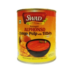 Swad Alphonso Mango Pulp 850GM/TIN