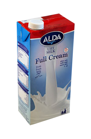 Alda UHT Milk Full Cream (1L)