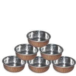 Copper Soup Bowl Round (1PC)