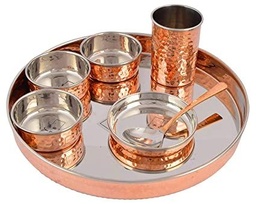 Copper thali Set