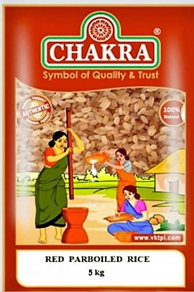 Chakra Red Parboiled Rice 5kg